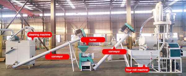 5ton per day maize milling machine